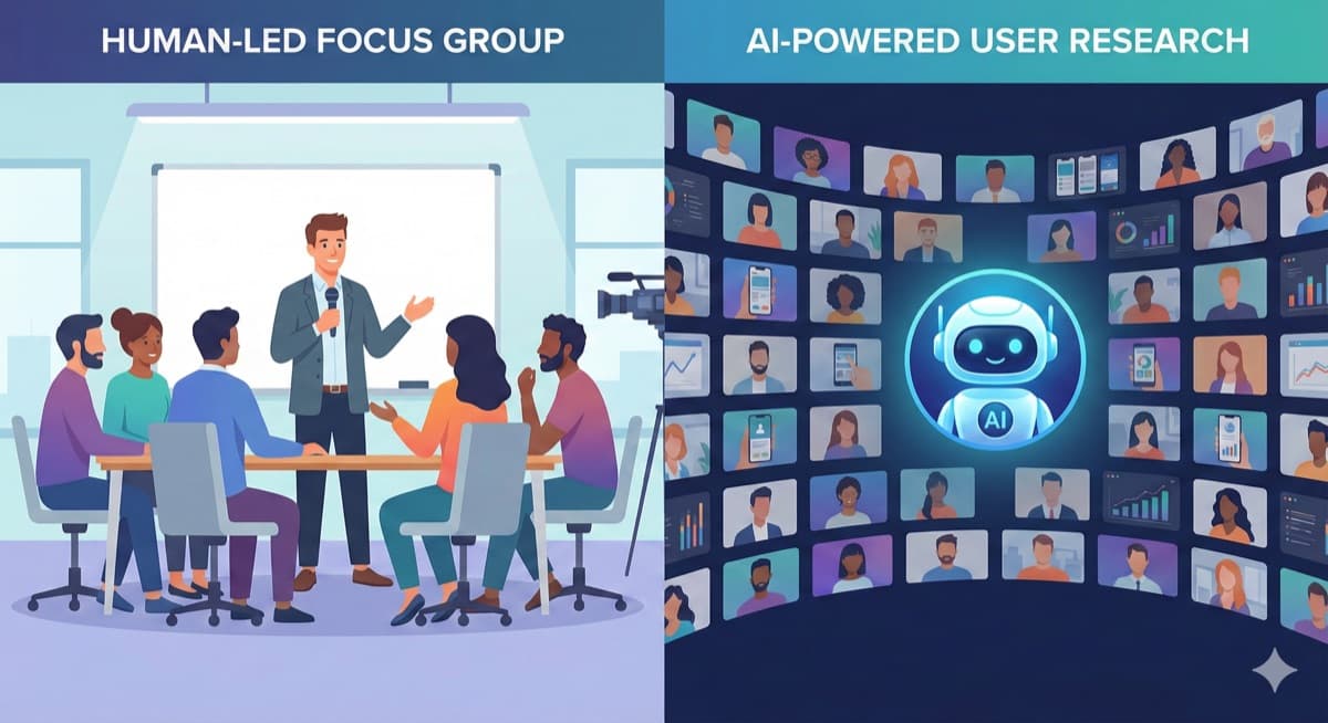 AI vs. Human Moderators: The Future of User Research